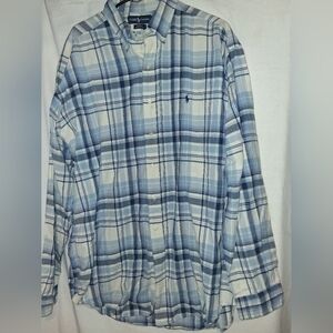 Polo Ralph Lauren Blue Plaid Button-Down Men's Shirt